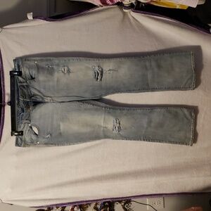 American Eagle Outfitters Faded Blue Bootcut Jeans